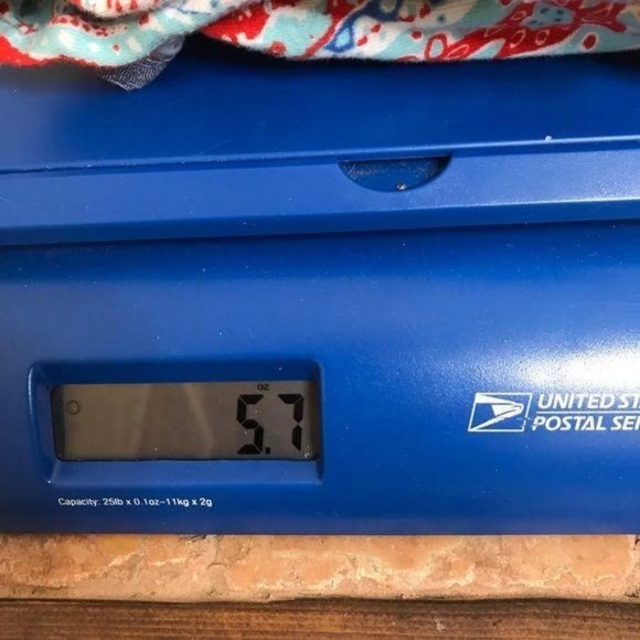 Jones New York Sport Blue Red Large Boho Print Top - Picture 11 of 11